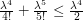 \frac{\lambda^4}{4!}+\frac{\lambda^5}{5!}\leq\frac{\lambda^4}{2}