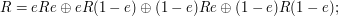  R=eRe \oplus eR(1-e) \oplus (1-e)Re \oplus (1-e)R(1-e); 